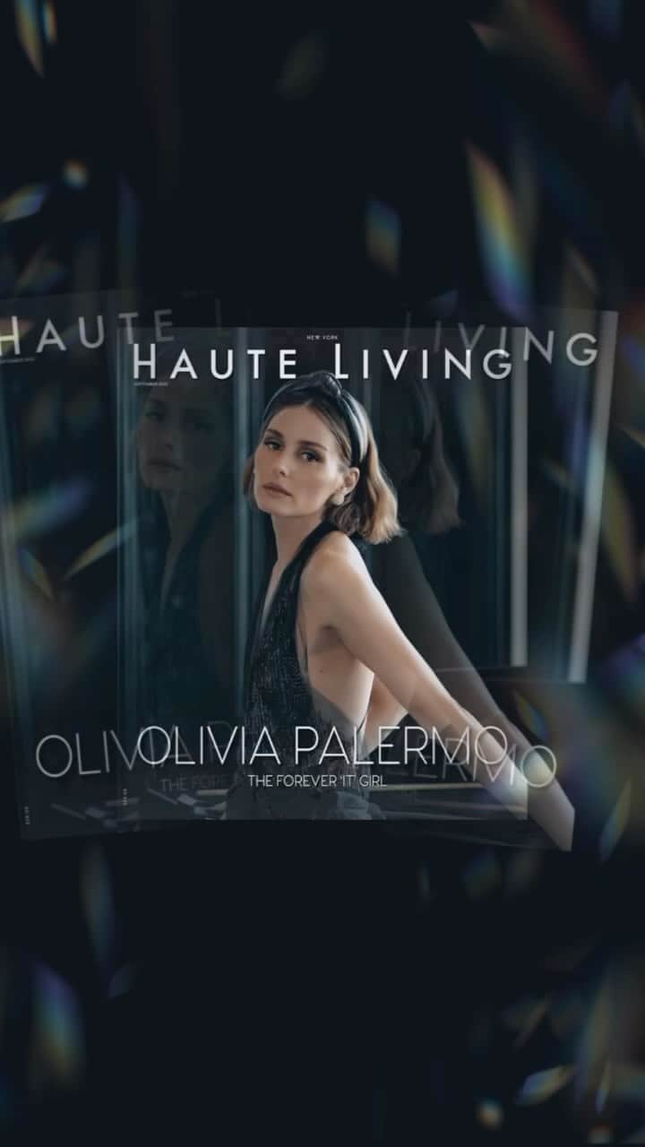 オリヴィア・パレルモのインスタグラム：「A glimpse inside my September issue @hauteliving cover spread 👀 🪄  Link in Stories! 🔗  📷: @scottmcdermott_ 🖊️: @laurainwonderland__ 👗: @erinmcsherry 💇🏼‍♀️: @michaelsilvahair 💄: @walterobal 🏨: @rosewoodthecarlyle」