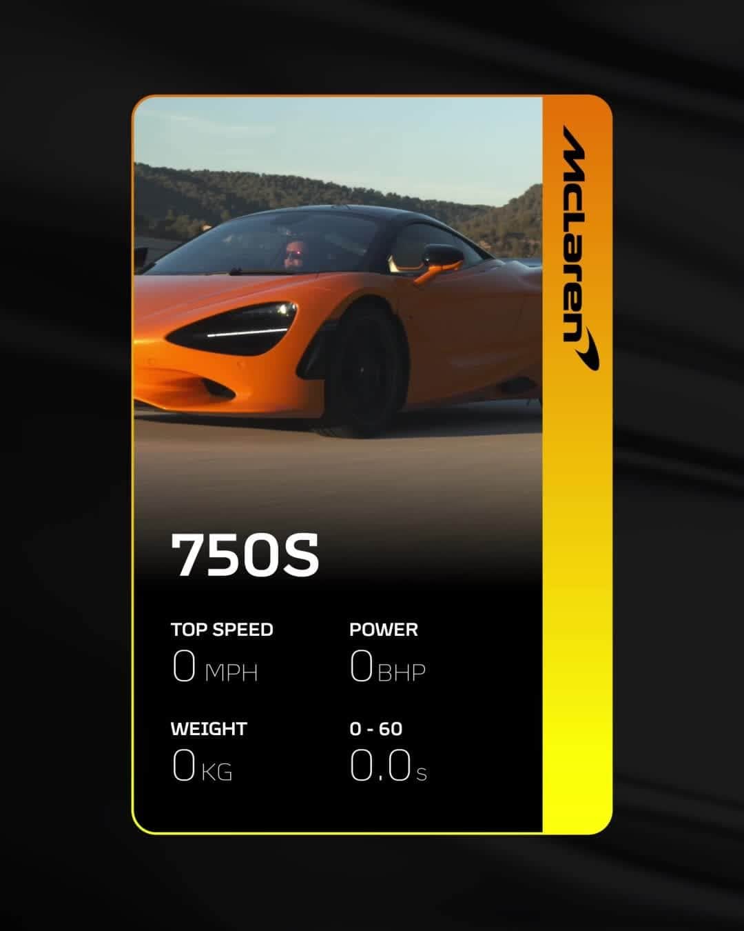 McLaren Automotiveのインスタグラム