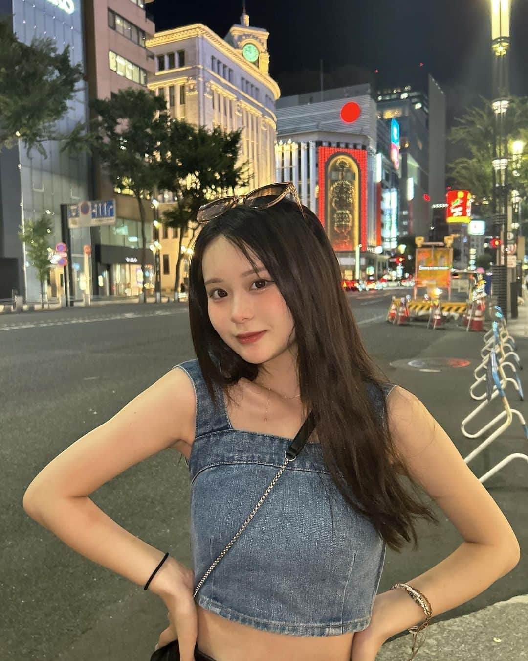 桜さんのインスタグラム写真 - (桜Instagram)「GINZA🖤🖤」9月1日 22時54分 - sakura_0808_