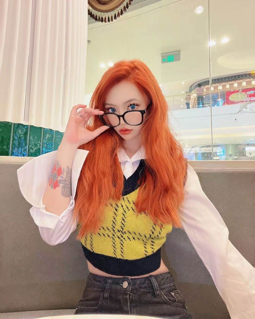 泉水風花のインスタグラム：「学生風🥳🥳」