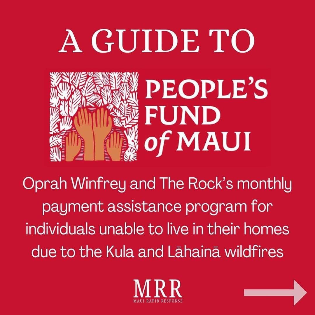 ジェイソン・モモアさんのインスタグラム写真 - (ジェイソン・モモアInstagram)「Repost from @mauirapidresponse • Earlier today, Oprah Winfrey and Dwayne “The Rock” Johnson announced the People’s Fund of Maui. With this fund, they have committed to the distribution of $1200 per month to individuals who are unable to live in their homes due to Kula and Lāhainā. Eligible applicants will receive monthly payments for as long as funds are available.  Scroll through for information compiled from the People’s Fund of Maui’s FAQ section.   Additional state document reclamation services will be available at Kīpuka Maui at the Maui Nui Botanical Gardens tomorrow 09/01 10am-2pm and Saturday 09/02 10am-6pm.  If you are in need of long-term support, please reach out through the form linked in our bio.」9月1日 23時01分 - prideofgypsies
