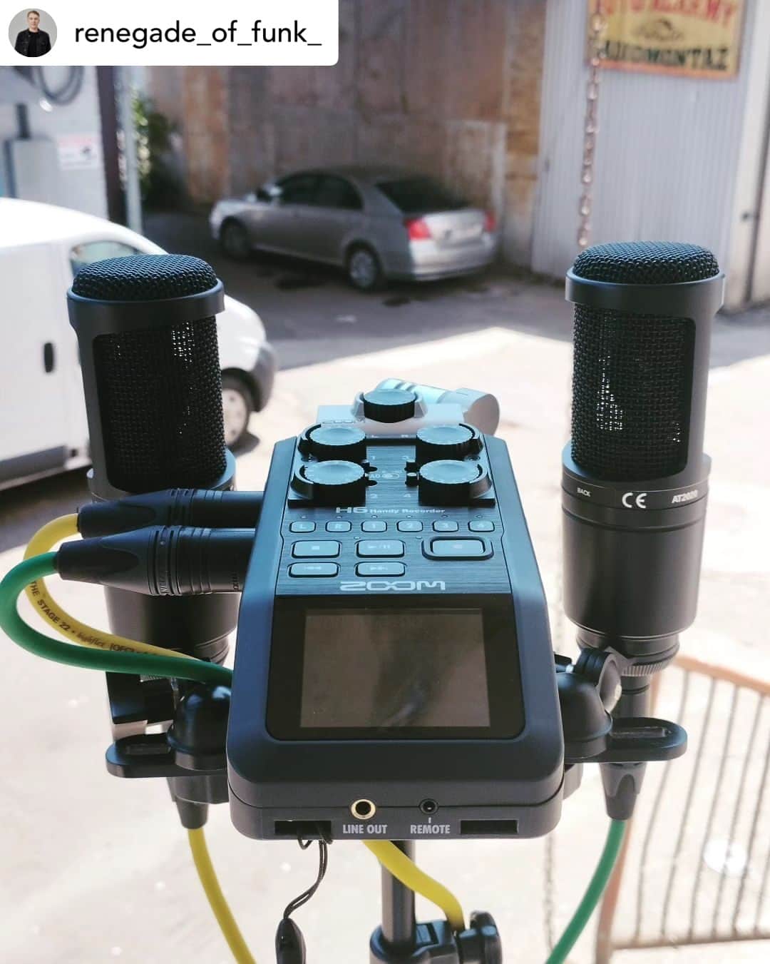 Audio-Technica USAのインスタグラム：「#FanPhotoFriday: Whatever you’re creating, trust Audio-Technica’s microphones to capture clear, high-quality audio. Thanks for sharing our AT2020 microphone, @renegade_of_funk_!⁠ .⁠ .⁠ .⁠ #AudioTechnica #Microphone #ContentCreation #AudioQuality #Recording」