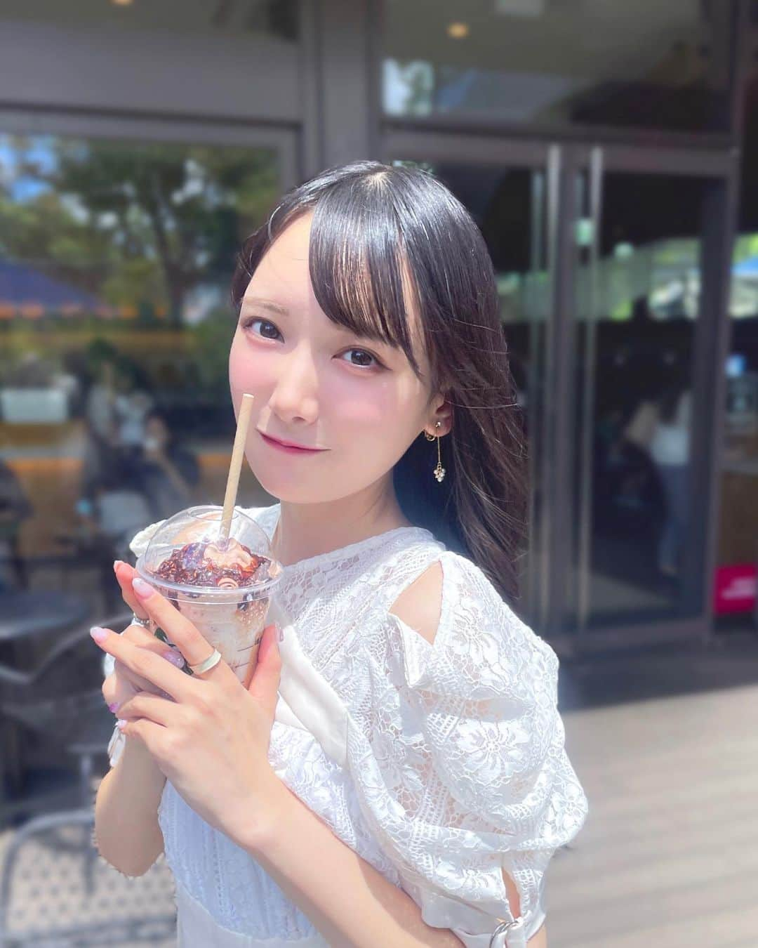 鈴木瞳美のインスタグラム：「❤︎  スタバおいしかった👶🏻🤍」