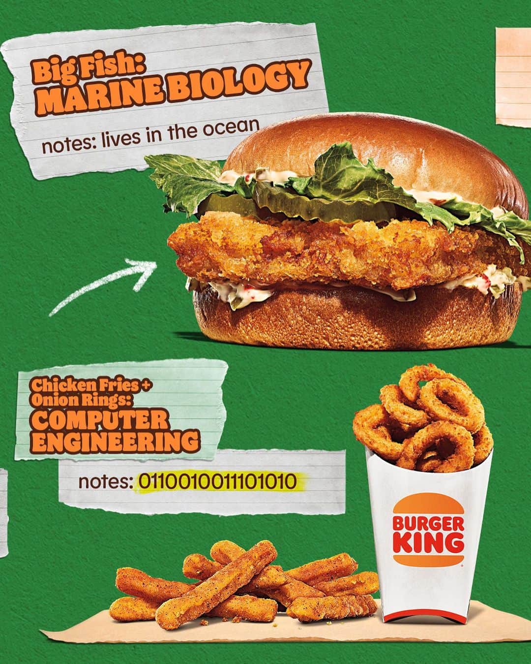 バーガーキングさんのインスタグラム写真 - (バーガーキングInstagram)「Chicken Fries + Onion Rings be like: 0️⃣1️⃣1️⃣0️⃣1️⃣0️⃣」9月2日 1時57分 - burgerking