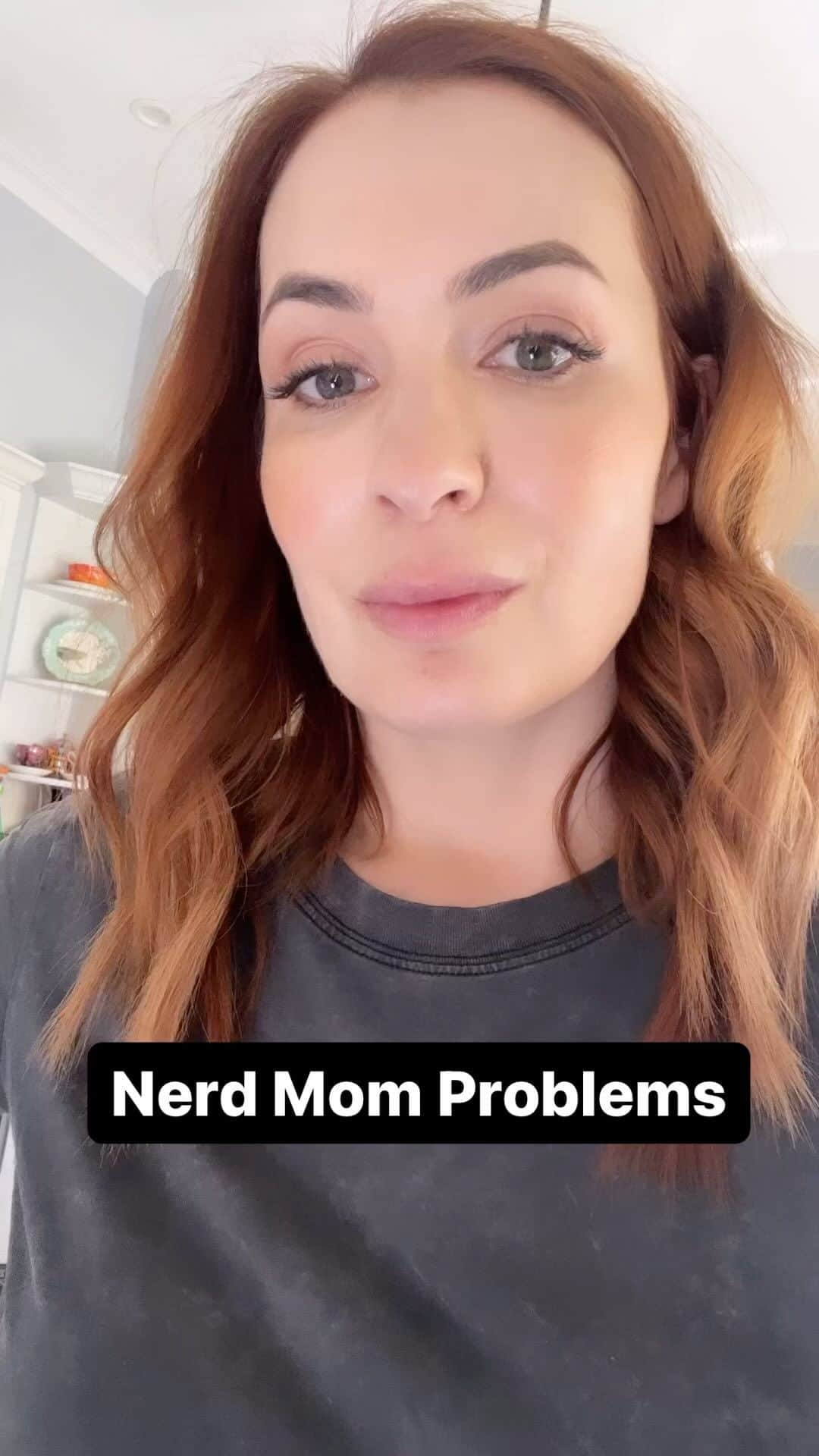 フェリシア・デイのインスタグラム：「I’m dealing with this the best I can: Stealing my stuff back in the night. #feliciaday #nerdmom #dice #wonderwoman」