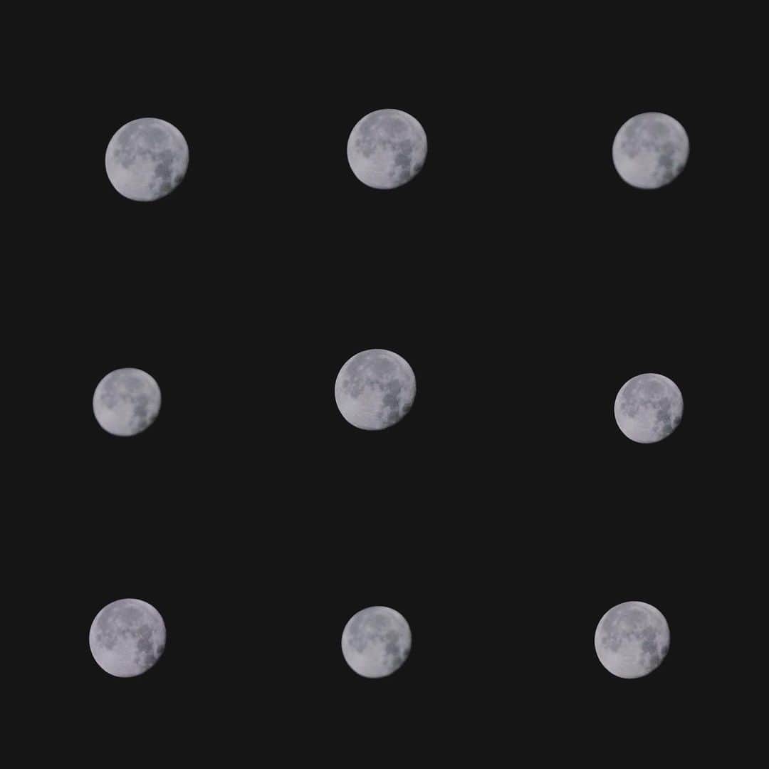 Allison Linのインスタグラム：「虧凸月在 月亮雙魚座  Waning gibbous at Moon sign Pieces   #moonphotography」