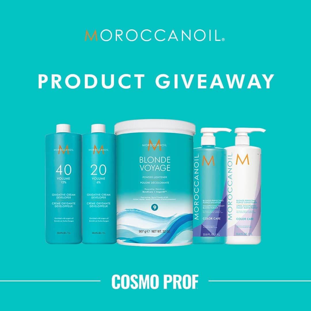 CosmoProf Beautyのインスタグラム：「Moroccanoil is expanding into CosmoProf in Washington and Oregon! To celebrate, we are doing a giveaway worth $200 to two lucky stylists. To enter, follow @CosmoProfBeauty and @MoroccanoilPro and tag 2 friends in the comments. The more comments you leave, the more chances you have to win! #CosmoProf #MOProfessional #Giveaway #BehindTheChairStylist #HairstylistEdu」