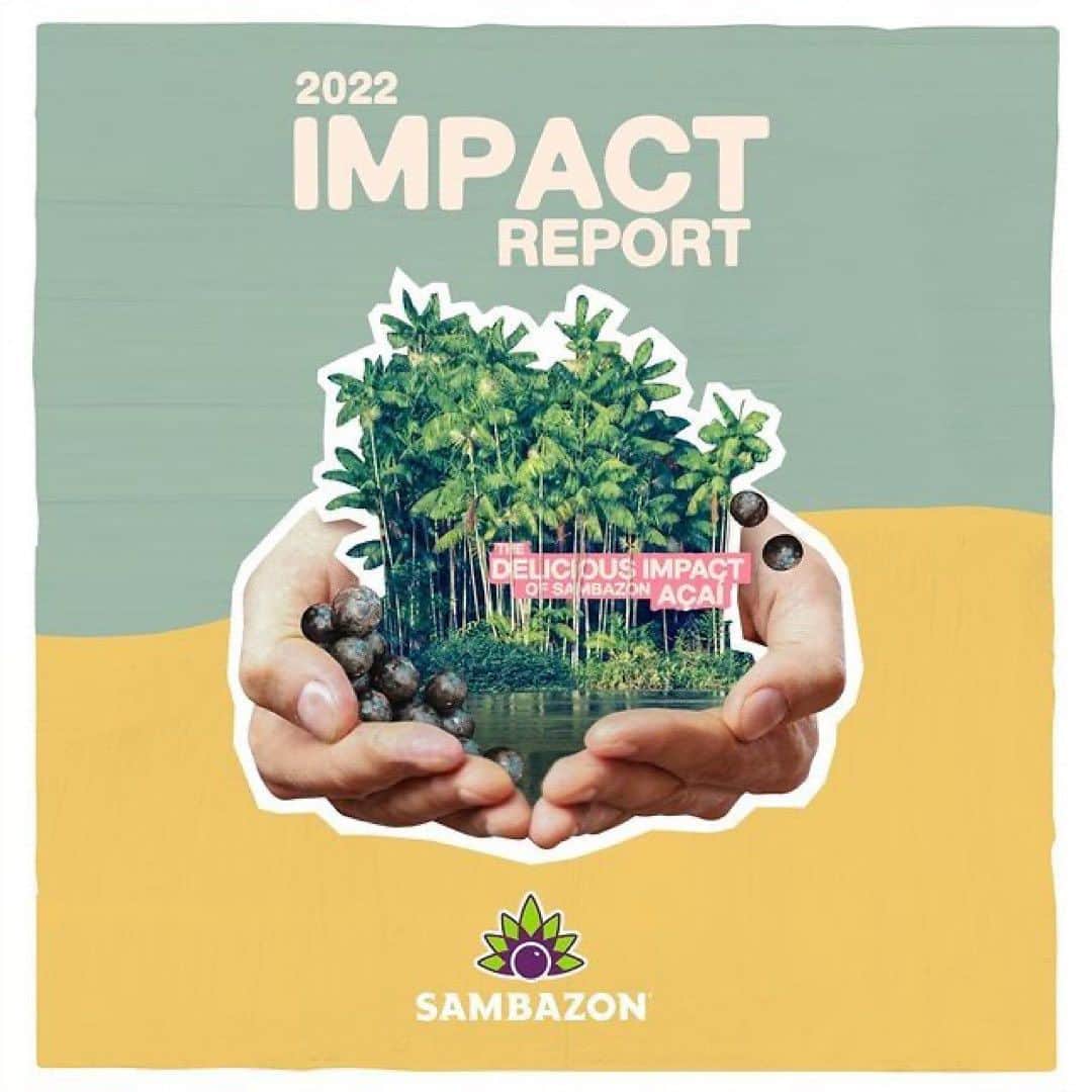 Sambazonのインスタグラム：「「私たちの年次インパクトレポートが発表されました！ 🌎  私たちは、経済的なボトムラインを超えて、すべての利害関係者の幸福を測定し、最も大切な地球への影響を評価するために、トリプルボトムラインへの取り組みを紹介する、私たちのインパクトレポートの第2版を共有できることを誇りに思っています。  「誰かが美味しいSAMBAZONアサイーの力を楽しむたび、アマゾンから世界中へとポジティブな社会経済的な連鎖反応が起こります。このインパクトレポートは、これらのポジティブな反応の説明です。」 - Ryan Black、SAMBAZONのCEO兼共同創業者  👉 私たちのインパクトレポートの残りの部分は、私たちのバイオリンクから読むことができます！  #SAMBAZON #インパクトレポート #持続可能性 #トリプルボトムライン」」