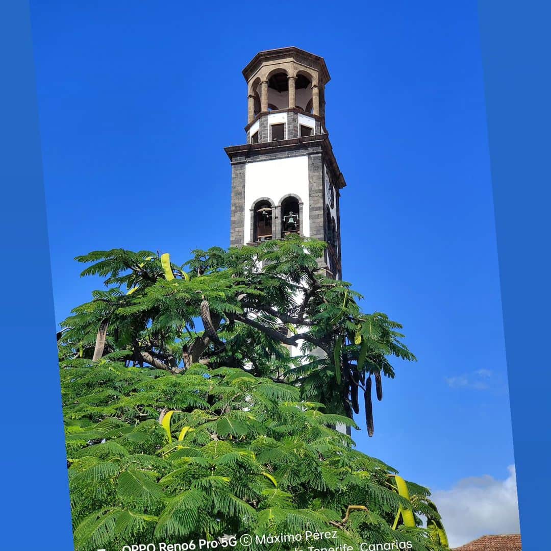 マキシム・ザボジンのインスタグラム：「Torre de la Iglesia de La Concepción - Santa Cruz de Tenerife - Islas Canarias」