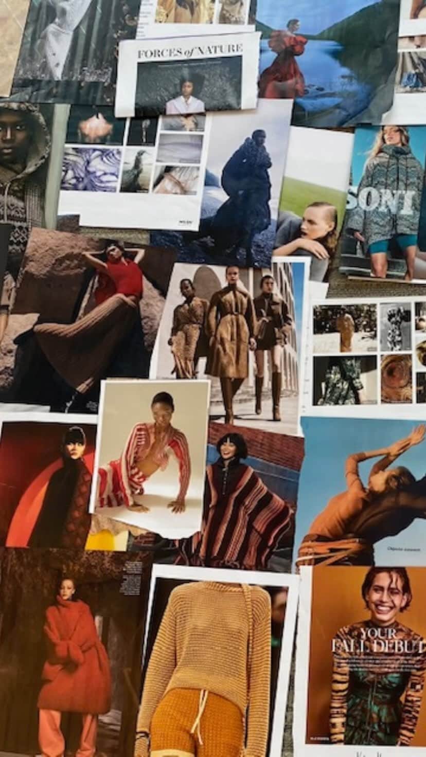シモンカミールのインスタグラム：「Dreaming of chunky knits & Kit Fall fits.」