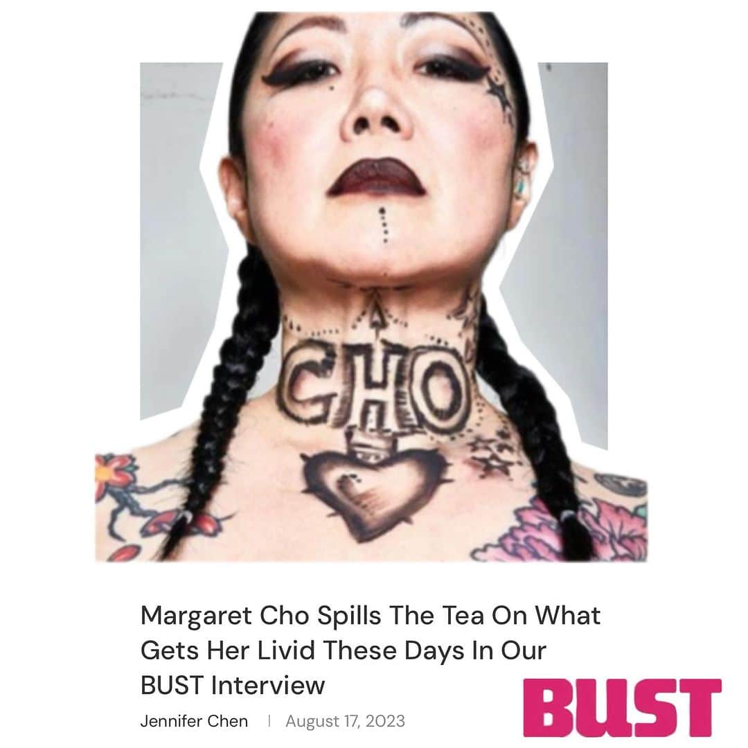 マーガレット・チョーさんのインスタグラム写真 - (マーガレット・チョーInstagram)「🔥 What gets me fired up? I told it all to @bust_magazine - link in my stories ↖️ 📷: @jenrosenstein」9月2日 7時56分 - margaret_cho
