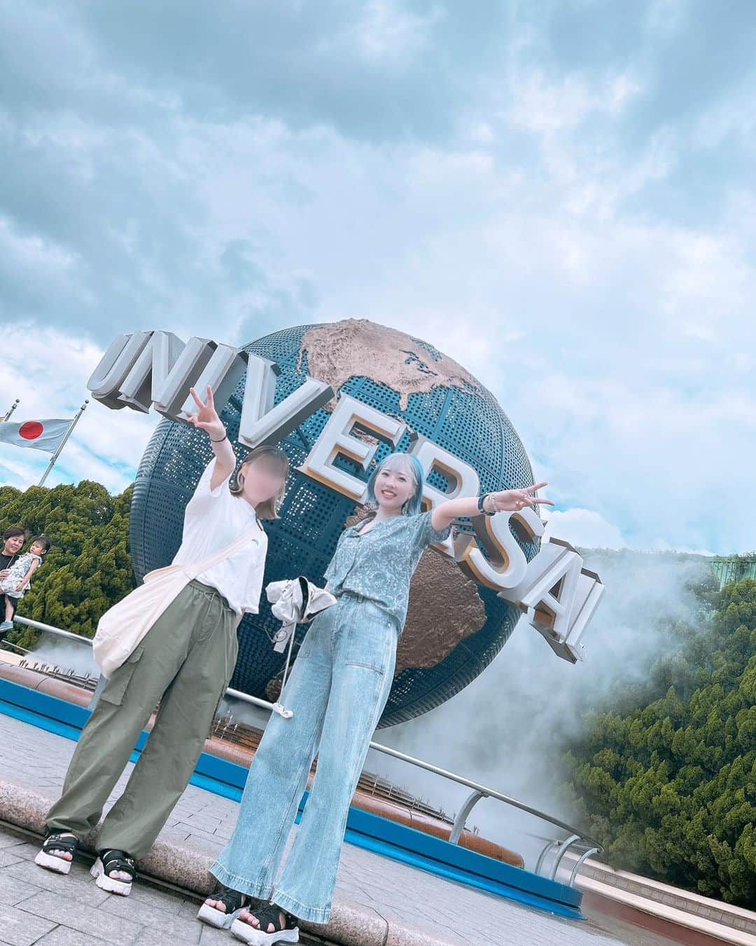 ぴゃんみつのインスタグラム：「𝐓𝐡𝐚𝐧𝐤 𝐲𝐨𝐮 -夏 #ユニバーサルスタジオジャパン  #ユニバ #usj」