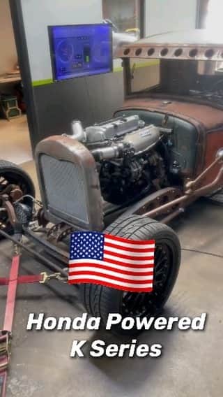 Classics Dailyのインスタグラム：「1928 Ford Model A powered by a Turbocharged Honda k24a2 engine with a tremec 6spd by @bradshaw_motorsports Via @hondaprojason _ #Classic #classics #Classiccar #classiccars #americanmuscle #Musclecar #Musclecars #car #Ford #ModelA」