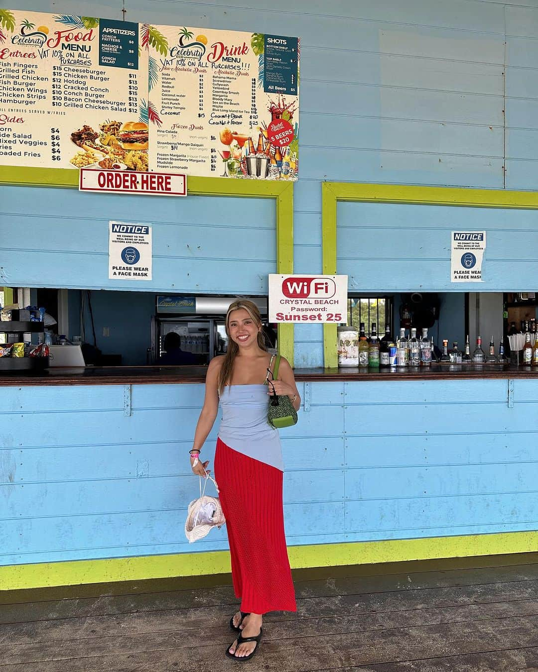 植野有砂のインスタグラム：「First time in the Bahamas 🇧🇸 初バハマ🩷」