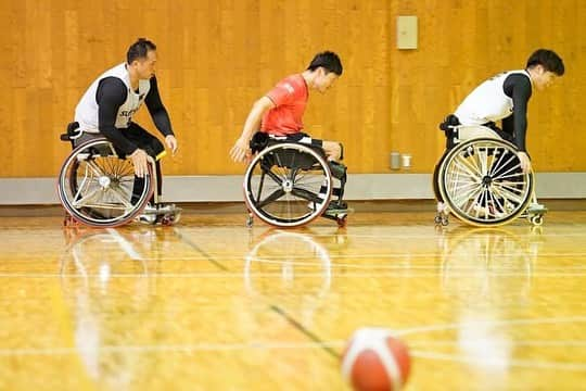 国枝慎吾のインスタグラム：「宮城マックス練習参加  写真有難う御座います🙌 (撮影　吉村もと @33goodgestreet ） #バスケ #車いすバスケ」