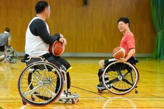 国枝慎吾さんのインスタグラム写真 - (国枝慎吾Instagram)「宮城マックス練習参加  写真有難う御座います🙌 (撮影　吉村もと @33goodgestreet ） #バスケ #車いすバスケ」9月2日 19時10分 - shingokunieda