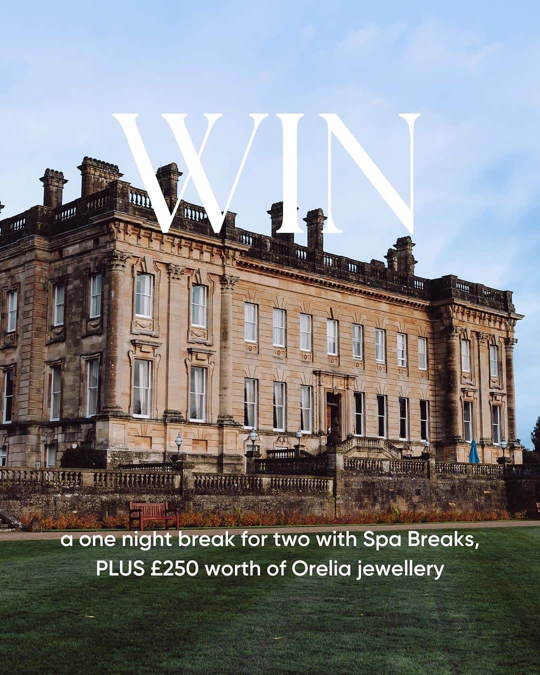のインスタグラム：「COMPETITION! 🧖‍♀️✨We’ve teamed up with @spabreaks to offer one lucky winner the chance to win a one night stay for two at @heythropparkresort, including dinner and breakfast, PLUS a £250 Orelia voucher.  Three runners up will also be selected. 1 runner up will WIN a £100 Orelia voucher 2 runner ups will WIN a £50 voucher ENTER via the link in bio.  PLEASE NOTE: Winners will ONLY be contacted by Spabreaks.com Good luck! #spagiveaway #oreliajewellery #spabreak」
