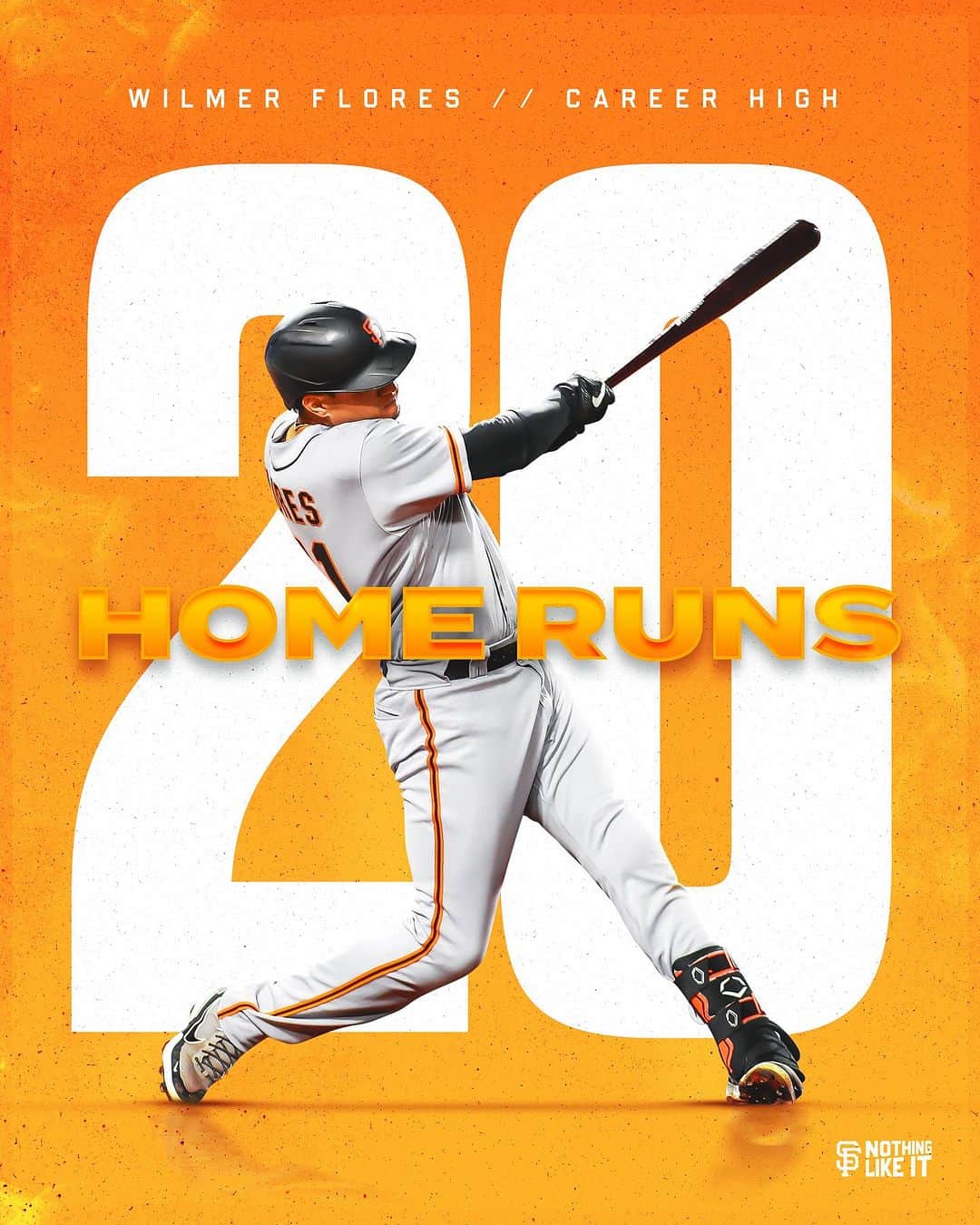 サンフランシスコ・ジャイアンツのインスタグラム：「Career-high home runs for Wilmer Flores👏」