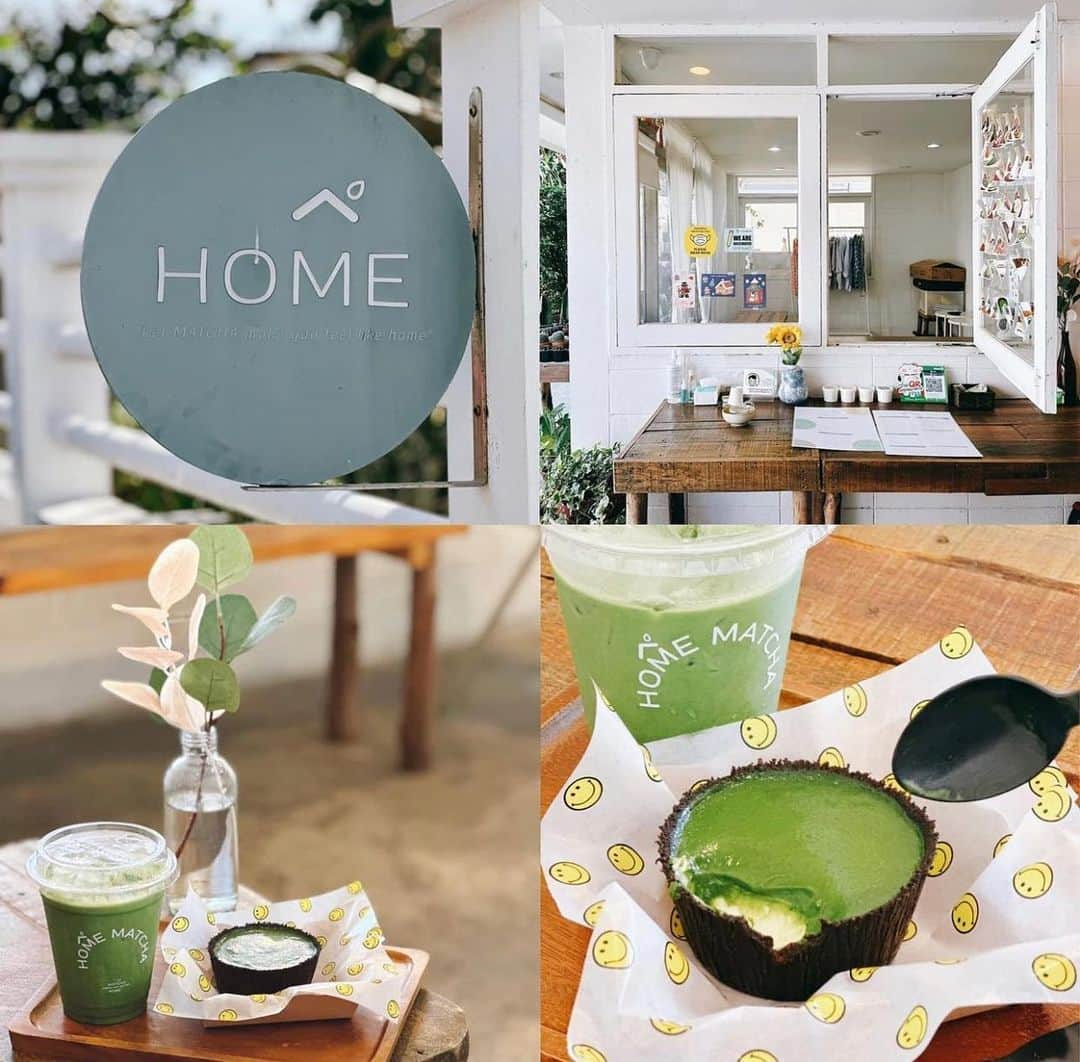 tealilycafeのインスタグラム：「HOMEMATCHA : a place for matcha lover.  ONLINE DELIVERY  Line man : http://wongn.ai/i79gf  Robinhood : https://static.robinhood.in.th/app_link.html?URI=robinhoodth://merchantlanding/id/70153  Cr. Photo k.paphawarin Thank you so much 💚  #homematcha」