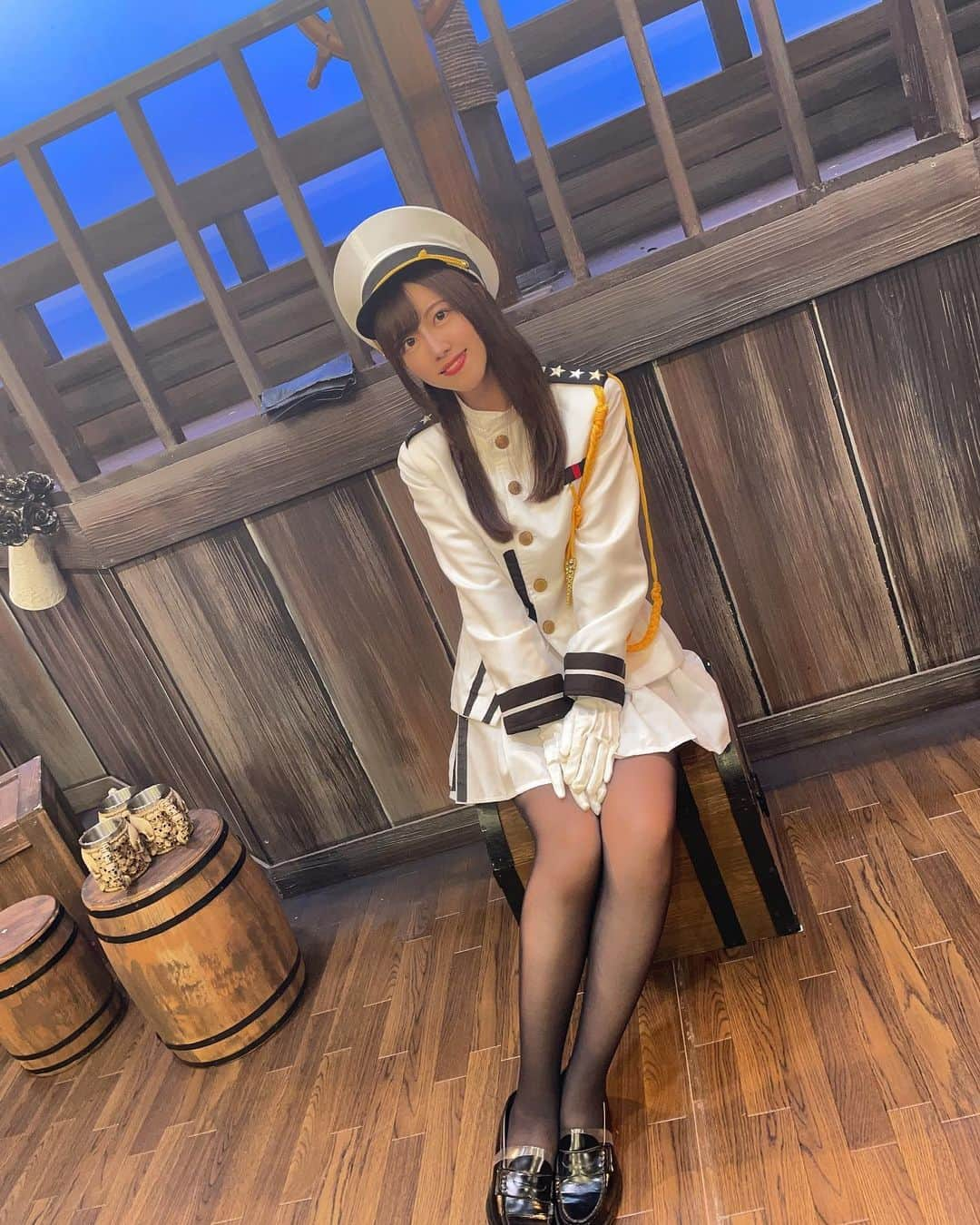 松村芽久未のインスタグラム：「⁡ ⁡ ⁡ #人狼TLPT さぁ、本日も出航です⚓️🏴‍☠️ ⁡ ⁡ ⁡ #女優 #人狼 #役者 #舞台 #ライラ」