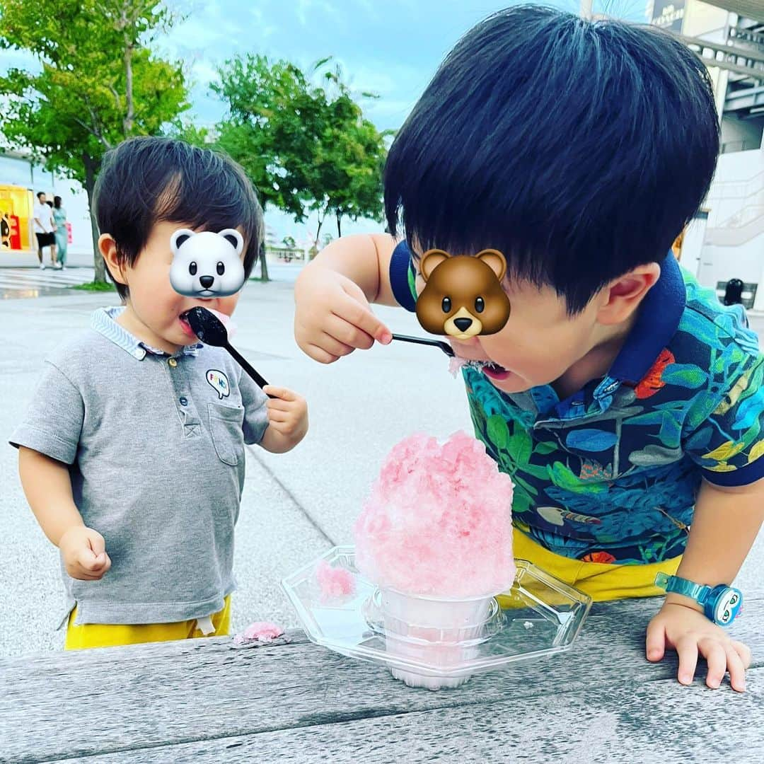 瓜生明希葉のインスタグラム：「まだまだ夏じゃーーー🍧‼️  #残暑お見舞い申し上げます #くーだーさーい」