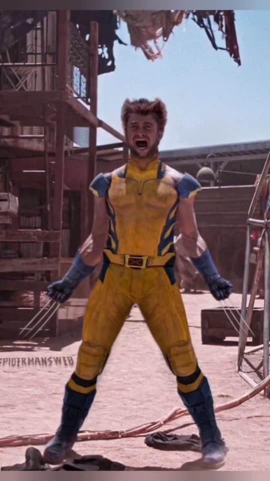 ダニエル・ラドクリフ（ファンアカウント）のインスタグラム：「And that's how he became Wolverine  #xmen #wolverine #danielradcliffe #miracleworkers #superhero」