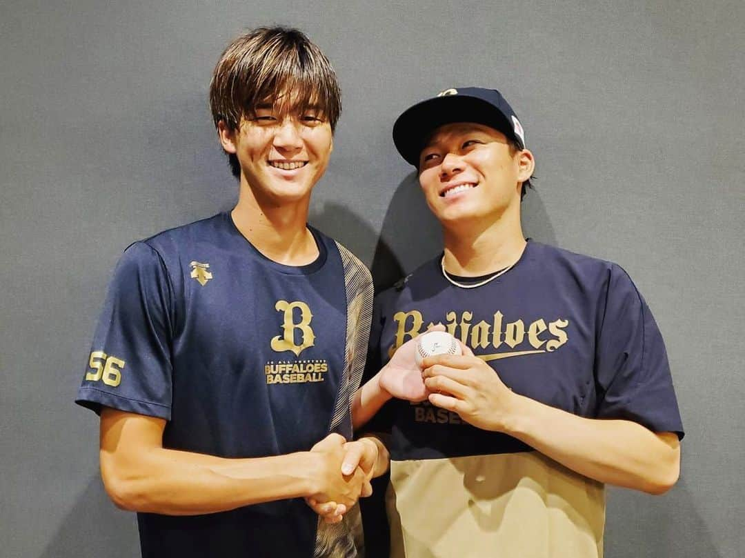 山本由伸さんのインスタグラム写真 - (山本由伸Instagram)「13勝目！ 佐野さん誕生日おめでとうございます〜！！！ #オリックス #エスコンフィールド北海道」9月2日 18時29分 - yoshinobu__yamamoto