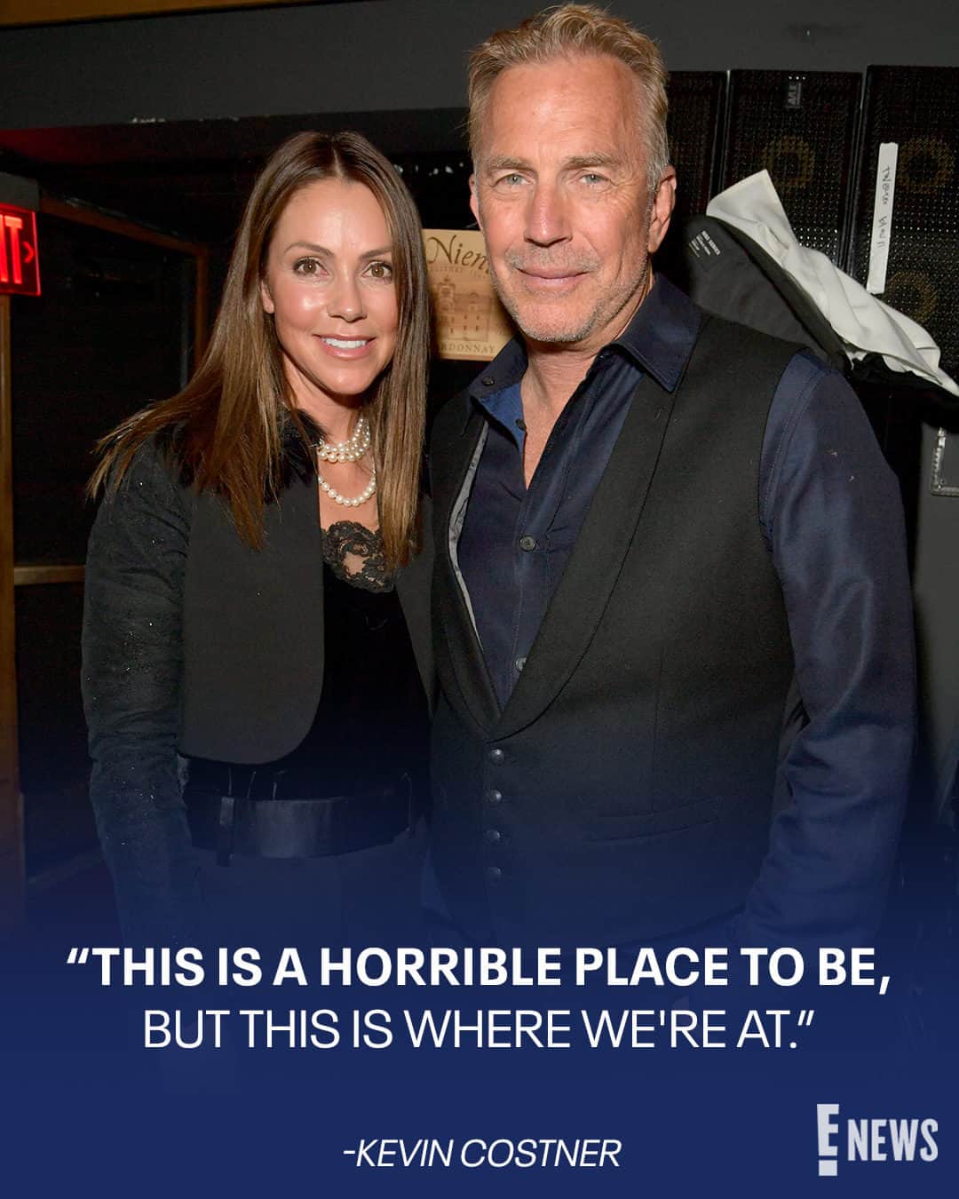E! Onlineさんのインスタグラム写真 - (E! OnlineInstagram)「Kevin Costner is speaking out amid his tense divorce proceedings with estranged wife Christine Baumgartner. He shares more on why "it feels so bad" at the link in bio. (📷: Getty)」9月3日 4時05分 - enews