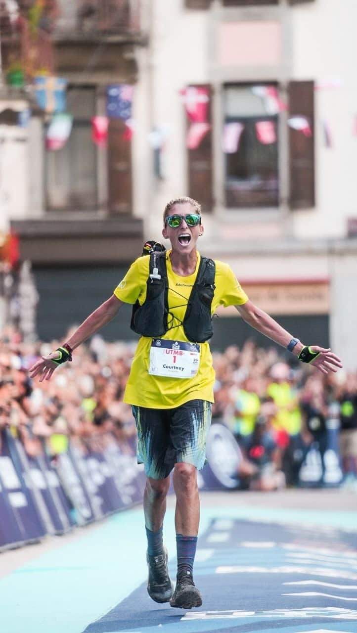 Suuntoのインスタグラム：「Trying to run - and let alone win - the UTMB®, Western States and Hardrock 100 in a single season sounds like a crazy idea. But that’s just how @courtneydauwalter likes it!  Today she completed her challenge with an impressive UTMB® win. Chapeau!  @wser @hardrock100run  @utmbmontblanc  📷 @the.adventure.bakery  #Suunto #AdventureStartsHere」