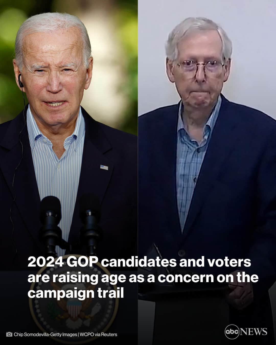 ABC Newsさんのインスタグラム写真 - (ABC NewsInstagram)「Mitch McConnell's recent alarming health episode has just added to a debate already dominating the campaign trail: Age.  It has prompted both candidates and voters to again ask: How old is too old to serve as an elected official — let alone to serve in the White House? More at LINK IN BIO.」9月3日 5時30分 - abcnews