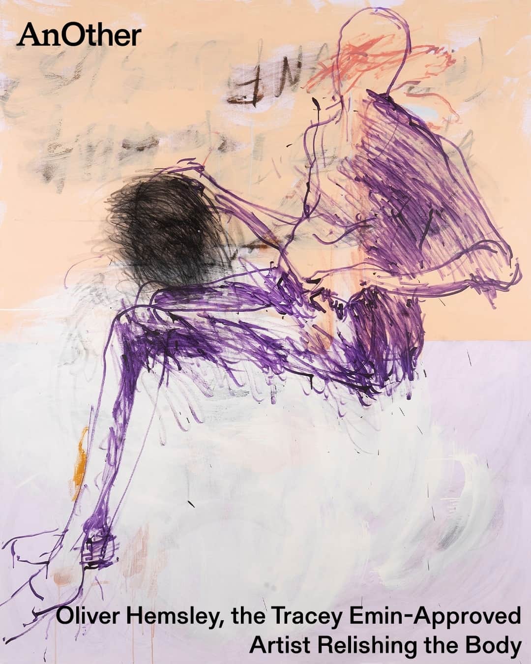 AnOther Magazineのインスタグラム：「As his new exhibition opens at the Tracey Emin Foundation (@tkestudios) in Margate, Oliver Hemsley talks to @millyburroughs2.0 about being mentored by the legendary YBA and why he rejects the label of “disabled artist” ❤️⁠ ⁠ The Suffolk-based artist’s debut exhibition Caregivers is an unapologetic, autobiographical examination of an existence dependent on care, and the care we give – or fail to give – ourselves and others. Curated by @traceyeminstudio and @elissacray, Hemsley’s offering of confronting paintings contrasts the tenderness of companionship and sexuality with, at times, vicious depictions of resentment and abjection.⁠ ⁠ See more at the link in bio 📲⁠ ⁠ 📸 Caregivers by #OliverHemsley. Courtesy of Oliver Hemsley and the Tracey Emin Foundation. @tracey_emin_artist_residency⁠ 1. Flip Fuck⁠ 2. I can't live without you but wish we had never met⁠ 3. Since then I have slept with one eye open⁠ 5. A handful of the Sea⁠ 6. Oliver Hemsley. Photography by #JohnnieShandKydd」