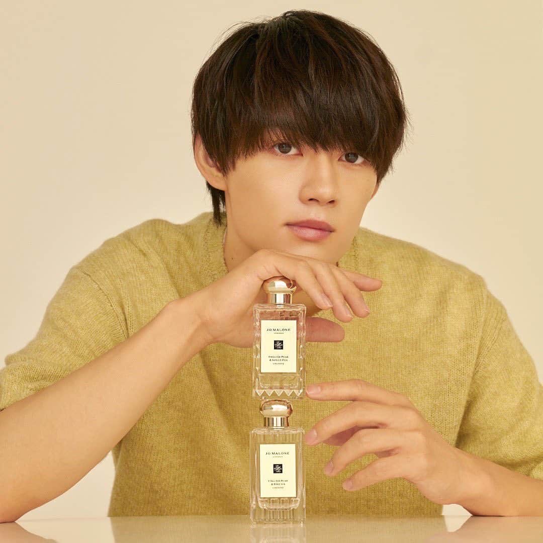 佐野勇斗のインスタグラム：「・  JoMalone  #PR #JoMaloneLondon #EnglishPear  #ジョーマローンロンドン #佐野勇斗」