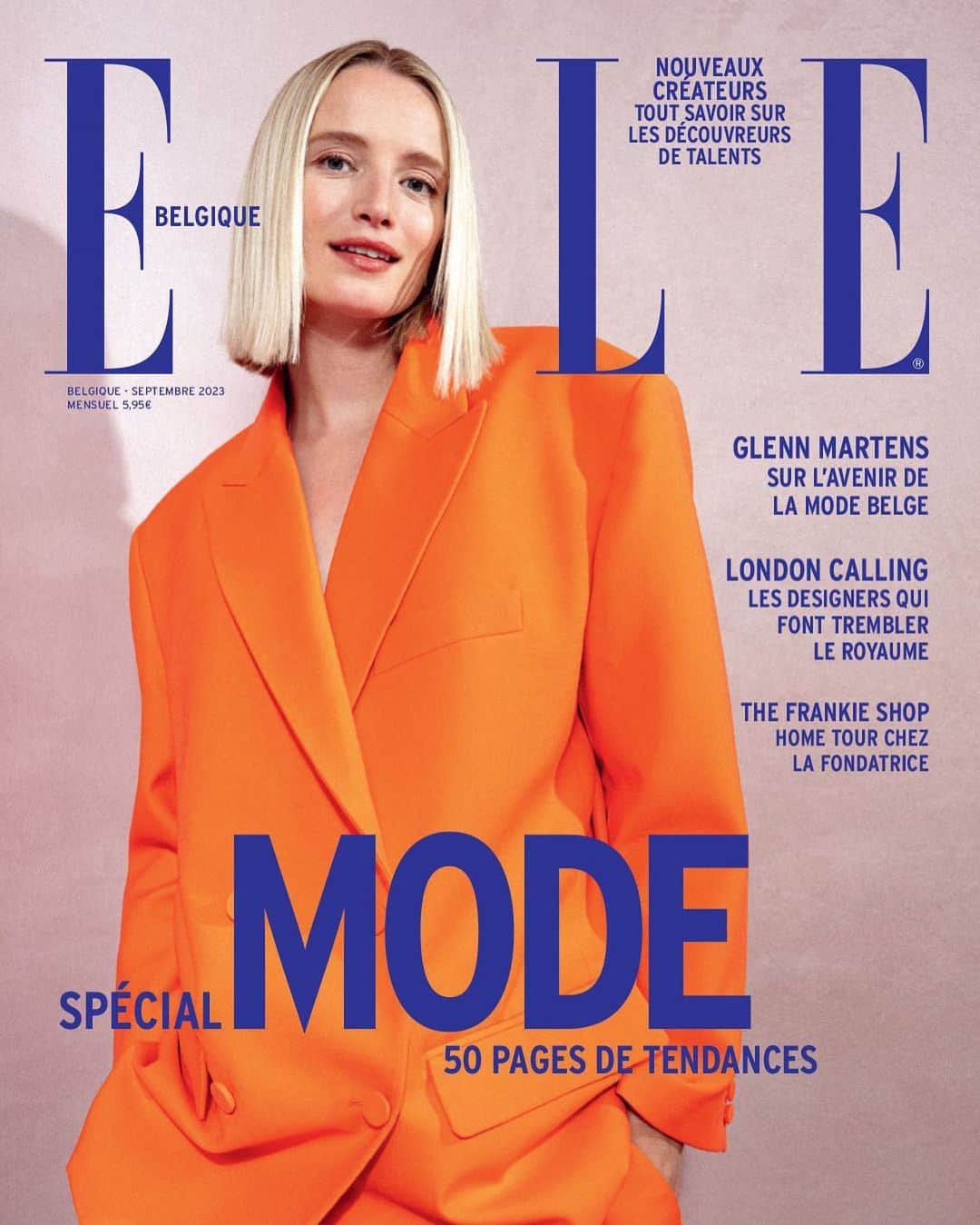 モード・ウェルゼンのインスタグラム：「@elle_belgie september issue 🧡🫶🏻」