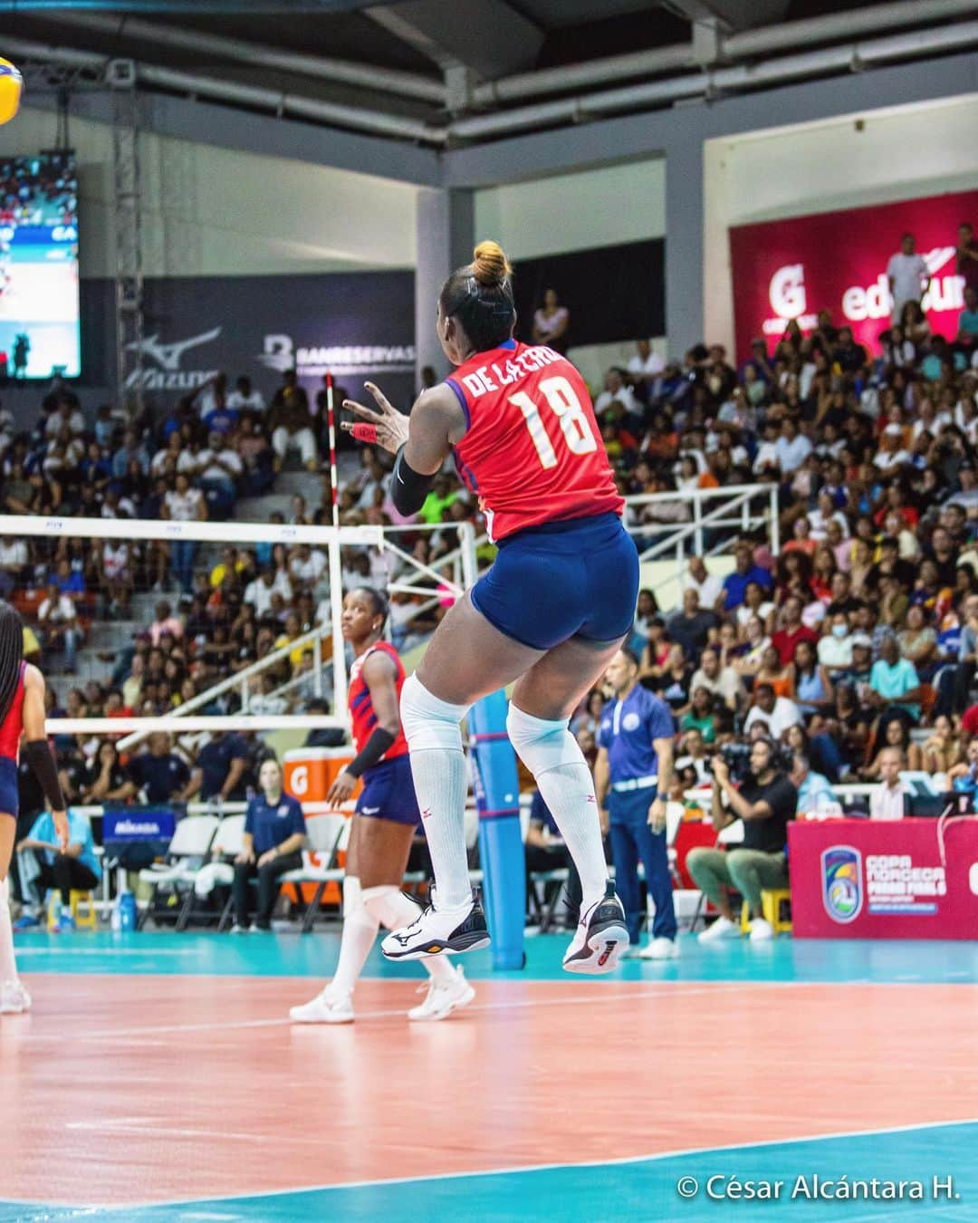 ベタニア・デラクルスさんのインスタグラム写真 - (ベタニア・デラクルスInstagram)「The Big Hammer.  (Bethania De La Cruz #18 - Juego Final: R.D. vs U.S.A., 26 ago. 2023) . . . #bethaniadelacruz #copapanamericana #finalsix #panamfinal6 #lasreinasdelcaribe #reinasdelcaribe #seleccióndominicanadevolleyball #voleibol #volleyball #santodomingo #🇩🇴 #rd #dr #repúblicadominicana #césaralcántarahfotosdeportes #césaralcántarahfotografía」9月2日 22時21分 - thebigbeth