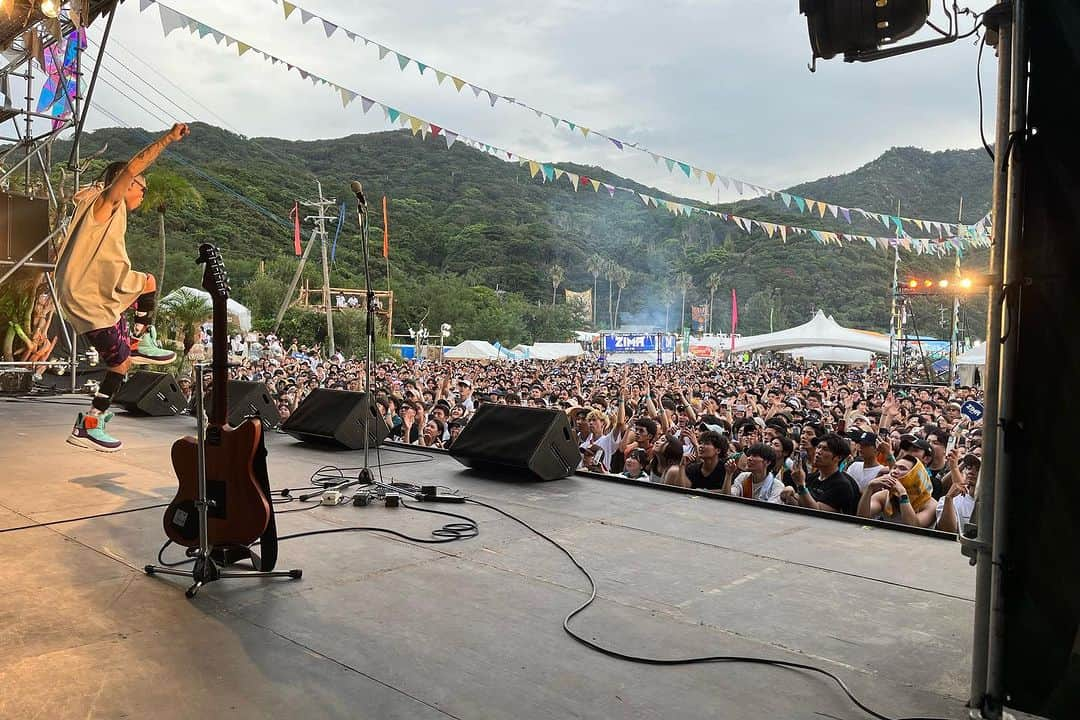 深町健二郎さんのインスタグラム写真 - (深町健二郎Instagram)「Sunset Live'23 Day1  ミラクル連発でした🤩 明日また是非サンセットで会いましょう❣️  #iri #水曜日のカンパネラ #どんぐりず #OZworld #RickyG  #Awich #高島宗一郎 #松隈ケンタ」9月2日 23時26分 - kenjirofukamachi