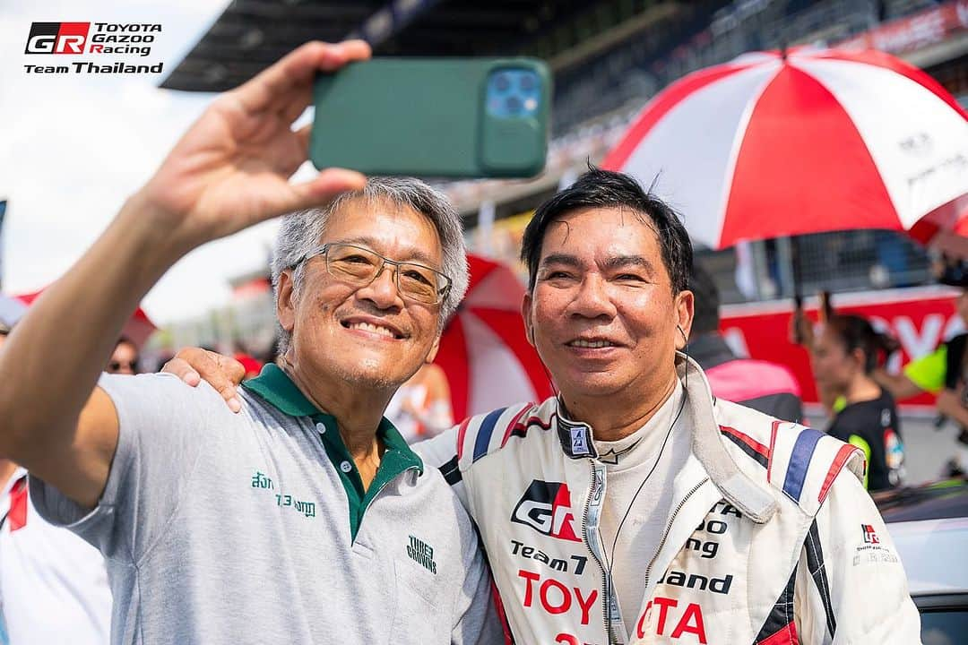 Toyota team thailandさんのインスタグラム写真 - (Toyota team thailandInstagram)「RACE 1 - โพเดียมทุกรุ่น🏆 TGRTT x IDEMITSU SUPER ENDURANCE SOUTHEAST ASIA TROPHY 2023 R.1: IDEMITSU SUPER ENDURANCE 200 🚗#219 Drivers: Suttipong S. / Nattavude C. / Manat K. Car: Corolla Altis GR Sport Nürburgring (2000cc) Class: D2 Race 1: 2nd Overall 🚗#220 Drivers: Grant S. / Nattapong H. / Chen Jian Hong Car: Corolla Altis GR Sport Nürburgring (2000cc) Class: D2 Race 1: 3rd Overall 🚗#323🏆 R.1 Drivers: Na Dol V. / Nattapong H. R.2 Drivers: Na Dol V. / Nattapong H. / Thachanok C. Car: Yaris Turbo e-fuel Class: D3 Race 1: WINNER in Class / 4th Overall 🚗#337 R.1 Drivers: Thachanok C. / Kris V. R.2 Drivers: Thachanok C. / Kris V. / Kentaro C. / Thippawan P. Car: Collora Altis GR Sport e-fuel Class: D3 Race 1: 3rd in Class / 6th Overall 🚗#221 Drivers: Akkarapong A. / Kris V. / Car: Toyota FT86 (2000cc) Class: D2 Race 1: 5th in Class / 8th Overall 🚗#89🏆 R.1 Drivers: Kittiya S. / Thippawan P. R.2 Drivers: Miya T. / Kittiya S. / Thippawan P. Car: Yaris Ativ One Make Race  Class: Lady One Make Race Race 1: WINNER in Class / 27th Overall 🚗#19 Drivers: Suttipong S. / Grant S. / Manat K. / Kentaro C. Car: GR Yaris Class: 4WD Race 1: DNF 🚗#222 Drivers: Kentaro T. /  Naoki K. / Kentaro C. Car: Toyota FT86 (2000cc) Class: D2 Race 1: DNF」9月2日 23時26分 - toyotagazooracingteamthailand