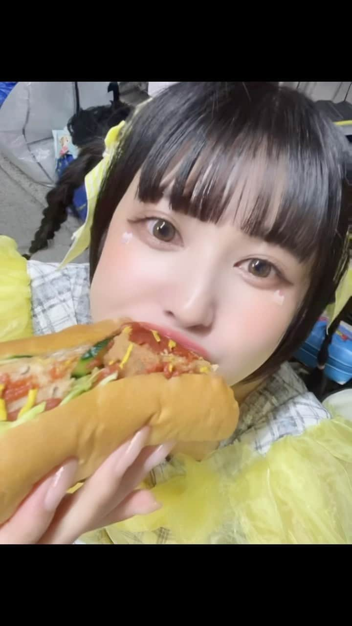 甘夏ゆずのインスタグラム：「🌭💜」