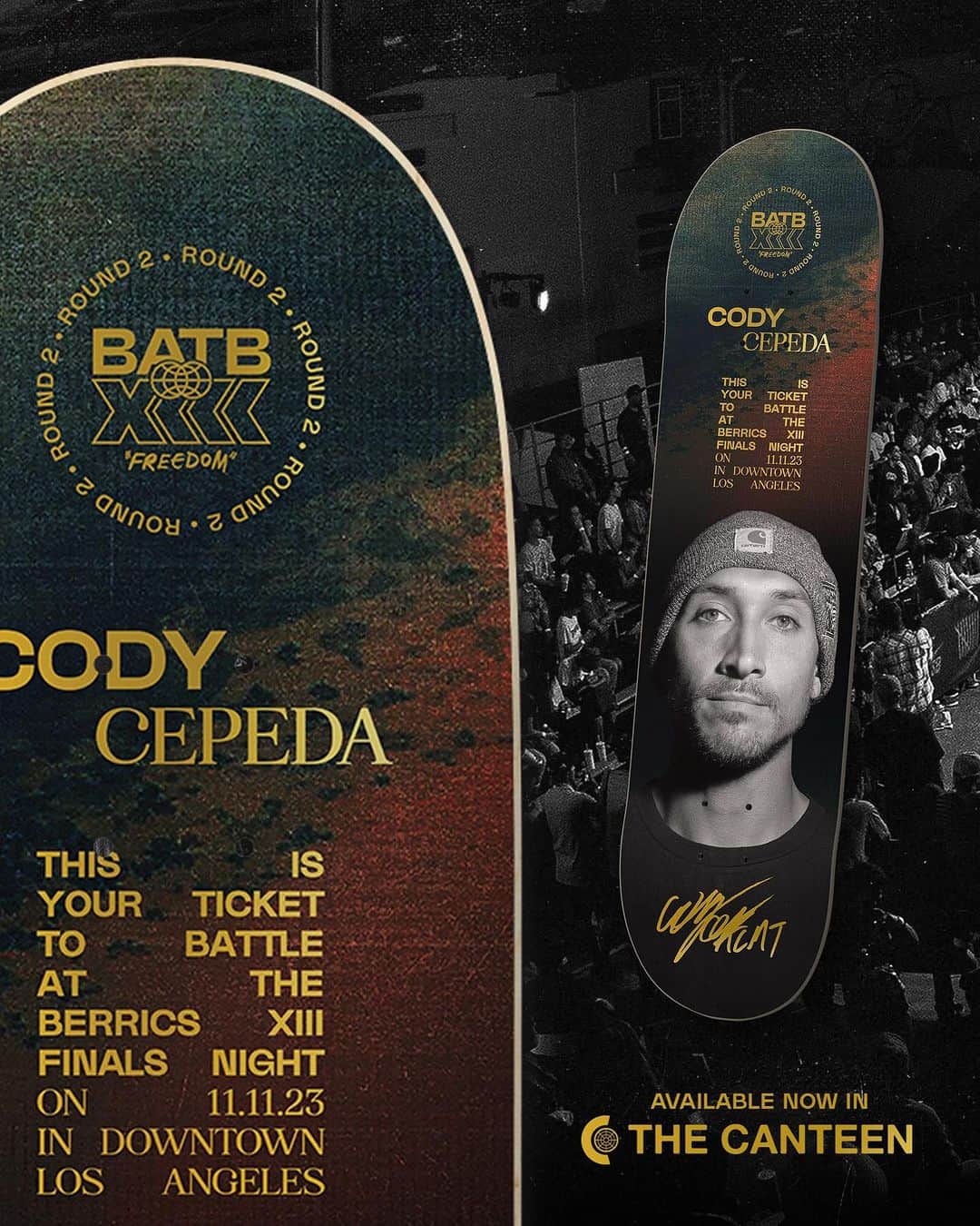 The Berricsさんのインスタグラム写真 - (The BerricsInstagram)「The next round of BATB 13 begins with a BANG💥 as @louielopez steps up to the flatground titan and BATB 7 Champion @codycepeda in Round 2 of Battle At The Berrics 13: Freedom, presented by @cariumaskateboarding .   Hit the link in bio to watch these two head to head in Round 2 of BATB 13 now playing on TheBerrics.com #skateboardingisfun #berrics #batb13   * Autographed Cody Cepeda Round 2 BATB 13: Freedom Finals Night Ticket Boards are available in The @berricscanteen !   @cariumaskateboarding @primitiveskate」9月3日 0時40分 - berrics