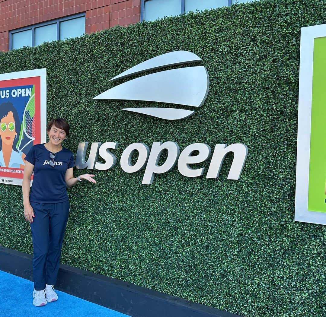 杉山愛のインスタグラム：「ここに来たら撮りたくなる1枚😆 今日は最終日 in New York  帰国します🇯🇵  #nyc #usopen #tennis」