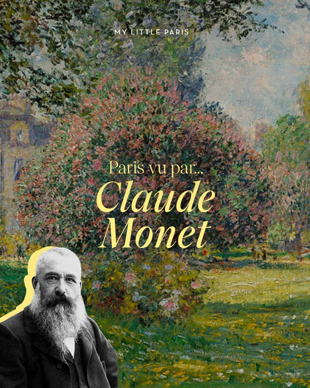 My Little Parisのインスタグラム：「« Je veux peindre l’air dans lequel se trouve le pont, la maison, le bateau. La beauté de l’air où ils sont, et ce n’est rien d’autre que l’impossible. » - Claude Monet.  🇬🇧: "I want to paint the air in which the bridge, the house, the boat are. The beauty of the air they're in, and that's nothing but impossible." - Claude Monet.  (🎨: Claude Monet)」