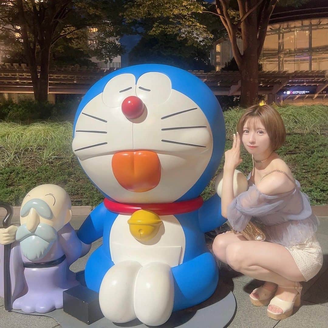 駒井まちのインスタグラム：「9月3日はドラえもんの誕生日です✌️💙  #ドラえもん」
