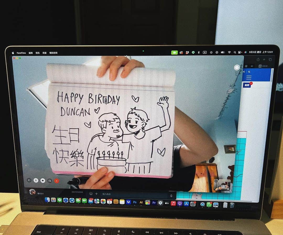 Duncanのインスタグラム：「最棒的生日禮物🤍 . best birthday present 🤍 . #多啦a夢也是今天生日 #93軍人節 #duncan #2023 #life #farfaraway #duncandesign」