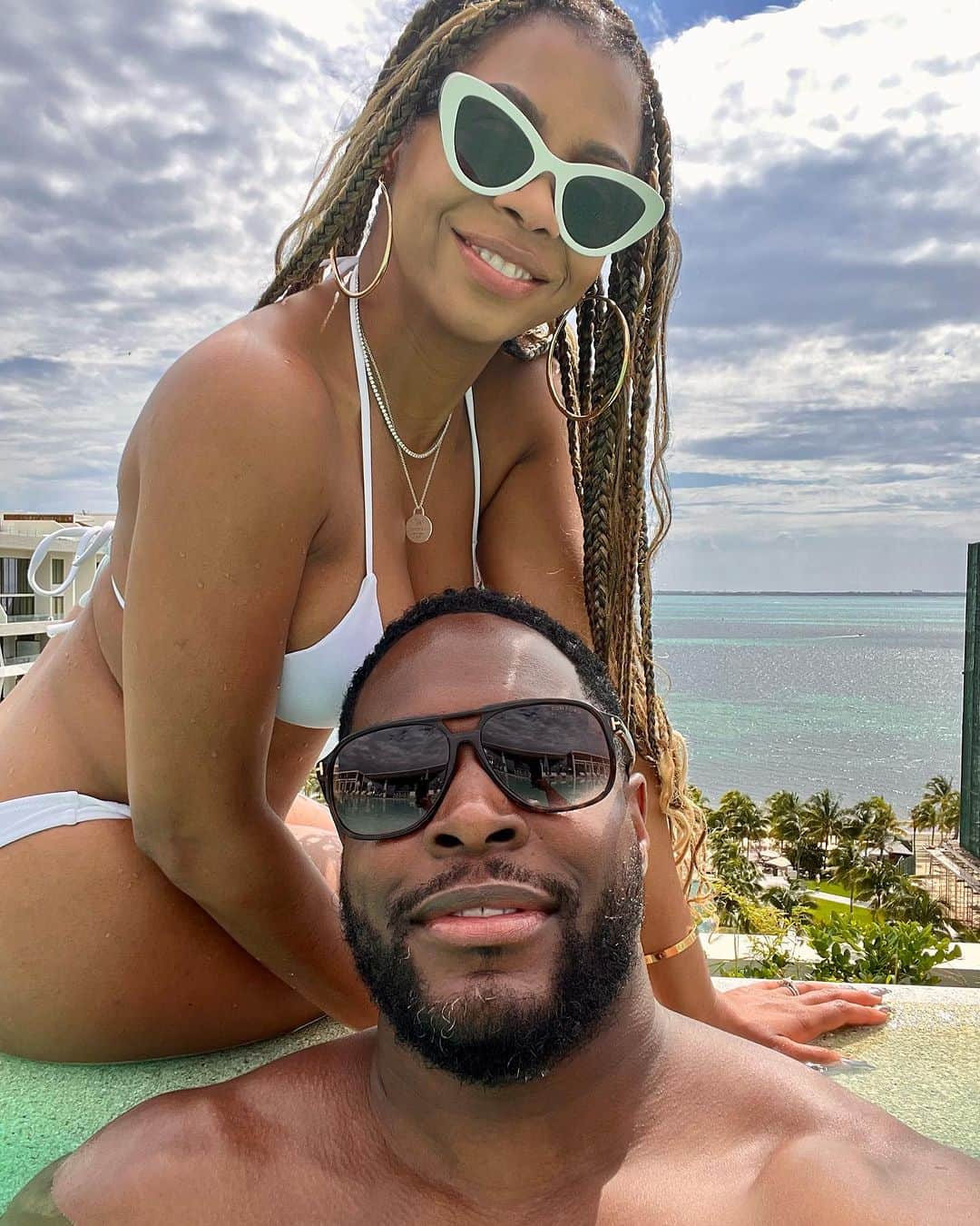 ブレシャ・ウェッブさんのインスタグラム写真 - (ブレシャ・ウェッブInstagram)「We had a blissful week in @garzablanca.cancun. Thank you to the staff for treating us right and making it such a relaxing trip ❤️🌴🍹#TAFERLife」9月3日 3時03分 - breshawebb