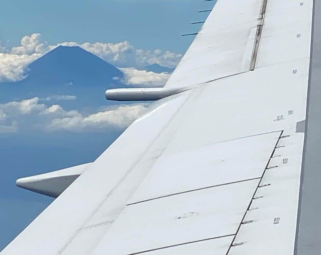 かねきよ勝則さんのインスタグラム写真 - (かねきよ勝則Instagram)「飛行機のお供に山口銘菓「豆子郎」の生ういろう。  初めて食べたけど、程よい甘さで美味しい😙  富士山が辛うじて見えました👀 色々願っておきました🗻  #飛行機のお供 #山口銘菓 #豆子郎 #生ういろう #富士山 #新宿カウボーイ #かねきよ」9月3日 14時07分 - shinjyukucowboy_kanekiyo
