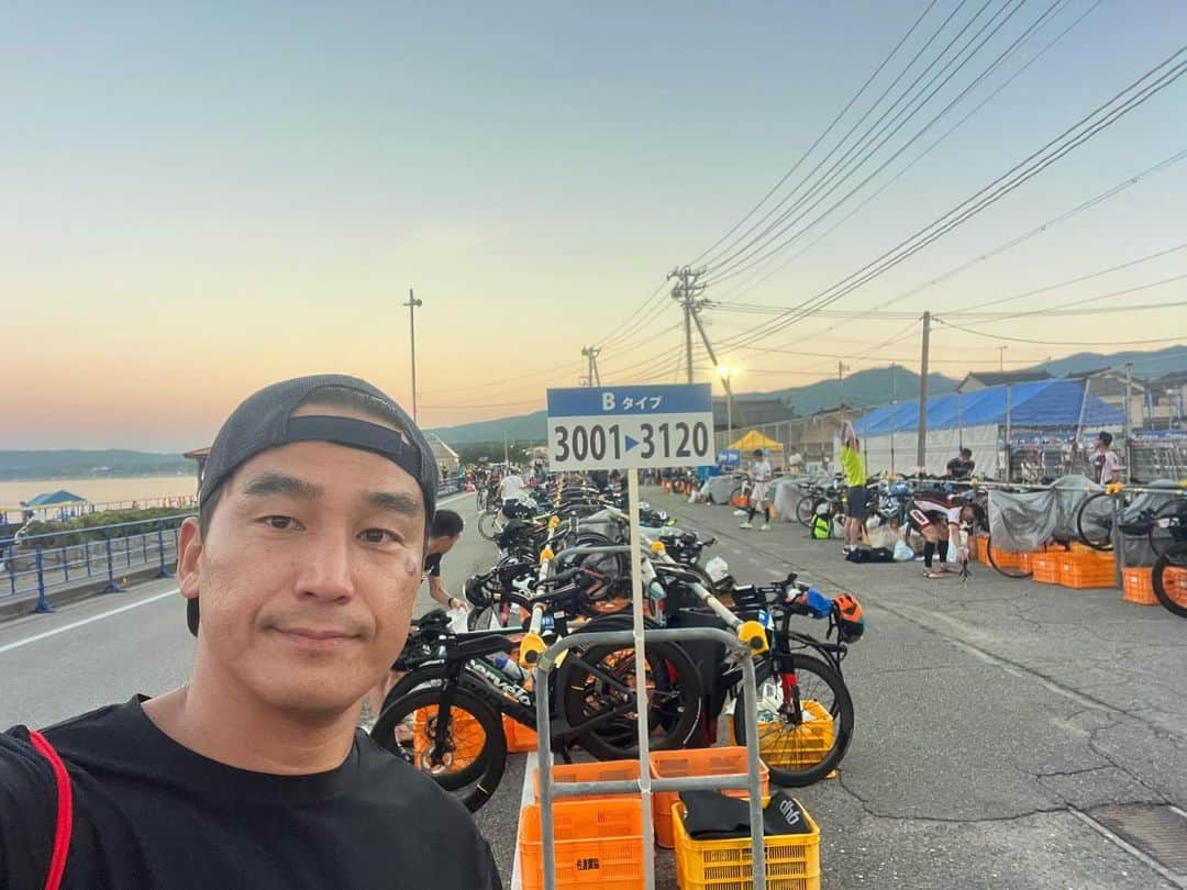 松田丈志のインスタグラム：「安全に頑張ってきま〜す🏊🚴‍♂️🏃‍♂️ #佐渡国際トライアスロン」