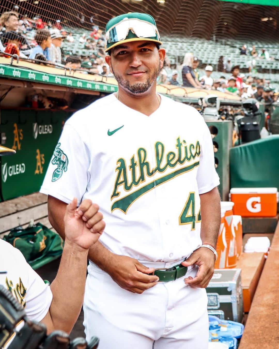 オークランド・アスレチックスさんのインスタグラム写真 - (オークランド・アスレチックスInstagram)「𝓌𝑜𝓃derful day for baseball 😄」9月3日 7時38分 - athletics