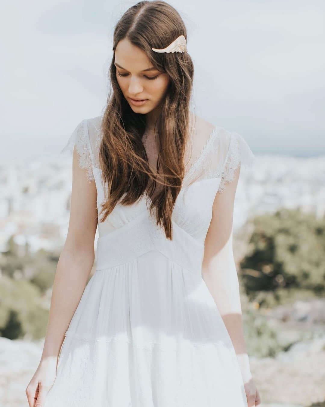 カイトアンドバタフライのインスタグラム：「SUMMER SALE!  Our last week of our sale🍃ethereal gowns made for the modern bohemian bride🍃  Visit us online😘  #sale #bohobridetobe #weddingdress #weddingday #bride #design #silkdresses #summer #shesaidyes」
