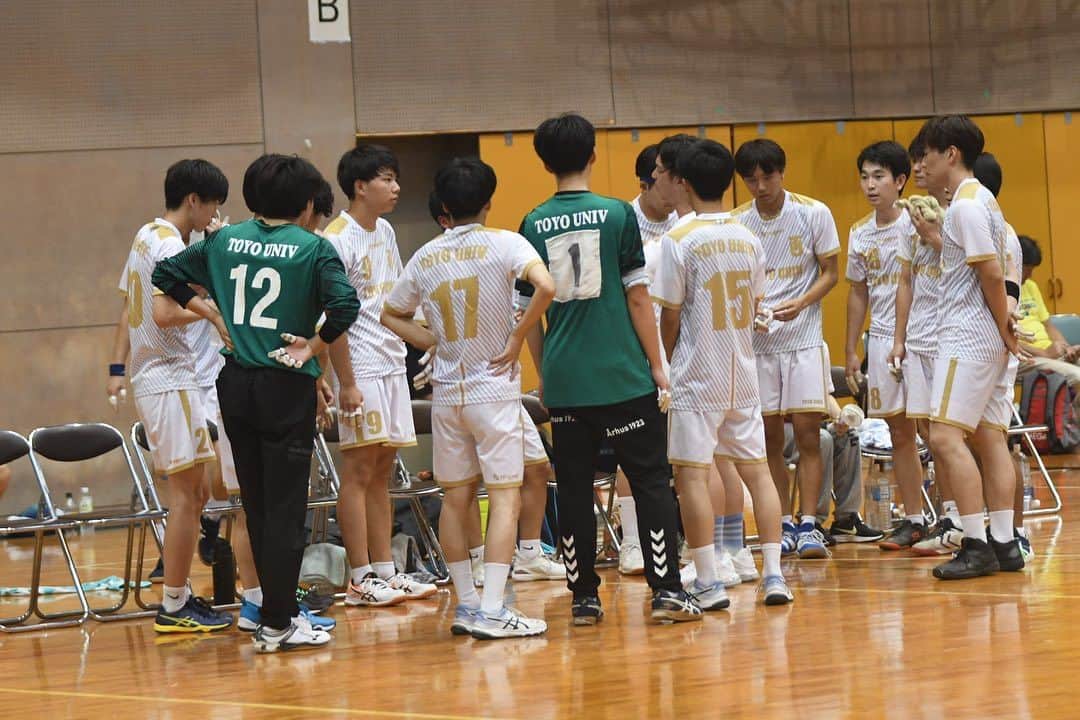 のインスタグラム：「関東学生男子3部リーグ 東洋大学vs東京都立大学 29-27」