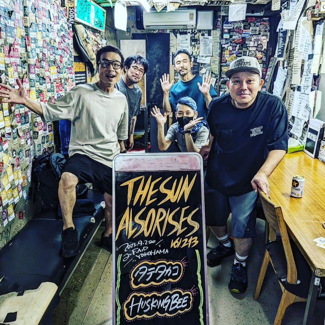 磯部正文のインスタグラム：「⁡ ⁡THE SUN ALSO RISES vol.213  2016年以来のタテタカコさんとの共演⁡ 優しくも烈々たる素晴らしい演奏⁡ ⁡α波出まくってましたね ⁡横浜の夜に⁡沁みました⁡⁡  ⁡⁡来てくれた皆様 F.A.D皆様ありがとうございました」