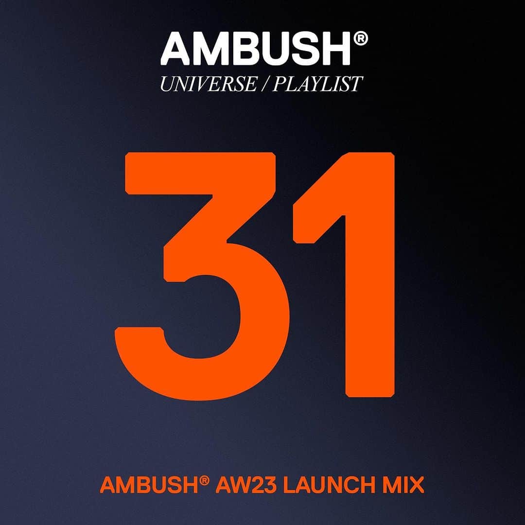 AMBUSHさんのインスタグラム写真 - (AMBUSHInstagram)「𝗔𝗠𝗕𝗨𝗦𝗛 𝑼𝑵𝑰𝑽𝑬𝑹𝑺𝑬  PLAYLIST 31 - AW23 LAUNCH MIX  Now up on our official AMBUSH®︎ Spotify page  📡 AMBUSH_OFFICIAL 📶 spoti.fi/3EndEGU」9月3日 11時32分 - ambush_official